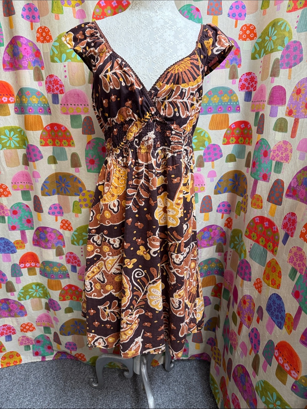 Speed Control 100% Cotton Sleeveless Dress. Medium